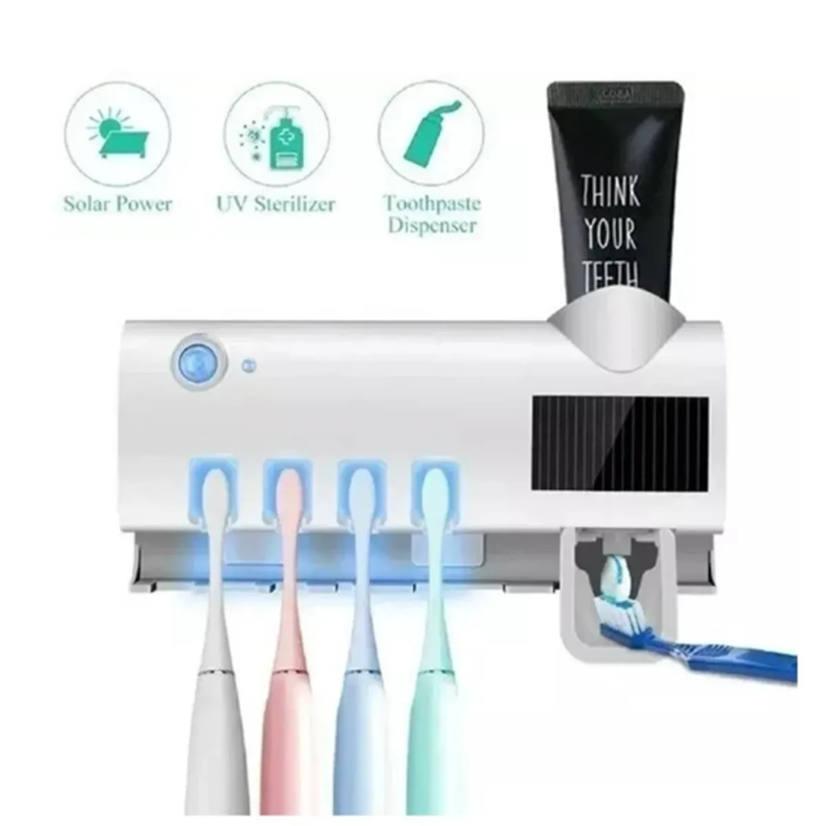 GENERICO - Esterilizador Cepillo De Dientes Porta Cepillos Dentales Uv