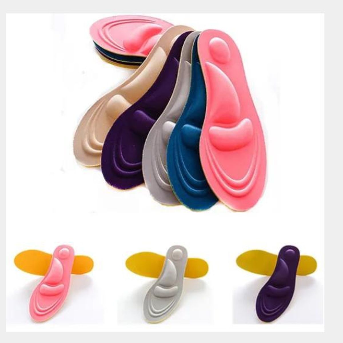 OEM - Plantillas para dama.  Recortables (35-41).  Acolchonados.