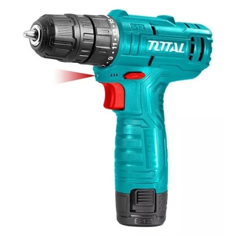 TOTAL TOOLS - TALADRO INALAMBRICO LITIO-ION 10MM 12V CON BATERIA Y CARGADOR TOTAL
