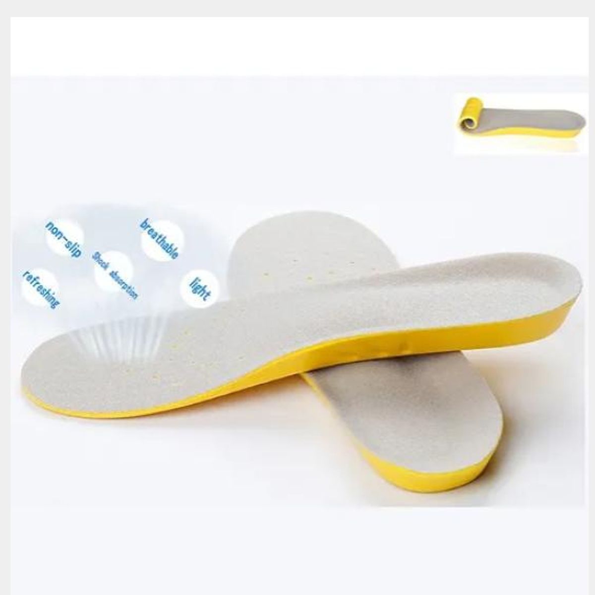 OEM - Plantillas goma eva latex.  Con aumento y absorvente.