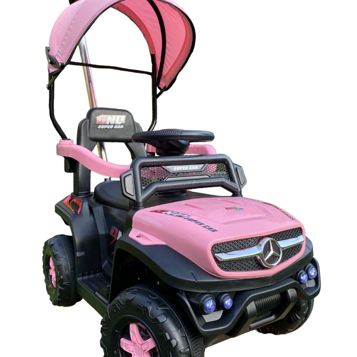 ABMTOYS - Jeep Mercedes Empuje a Batería RC y Bluetooth 2 motores Rs