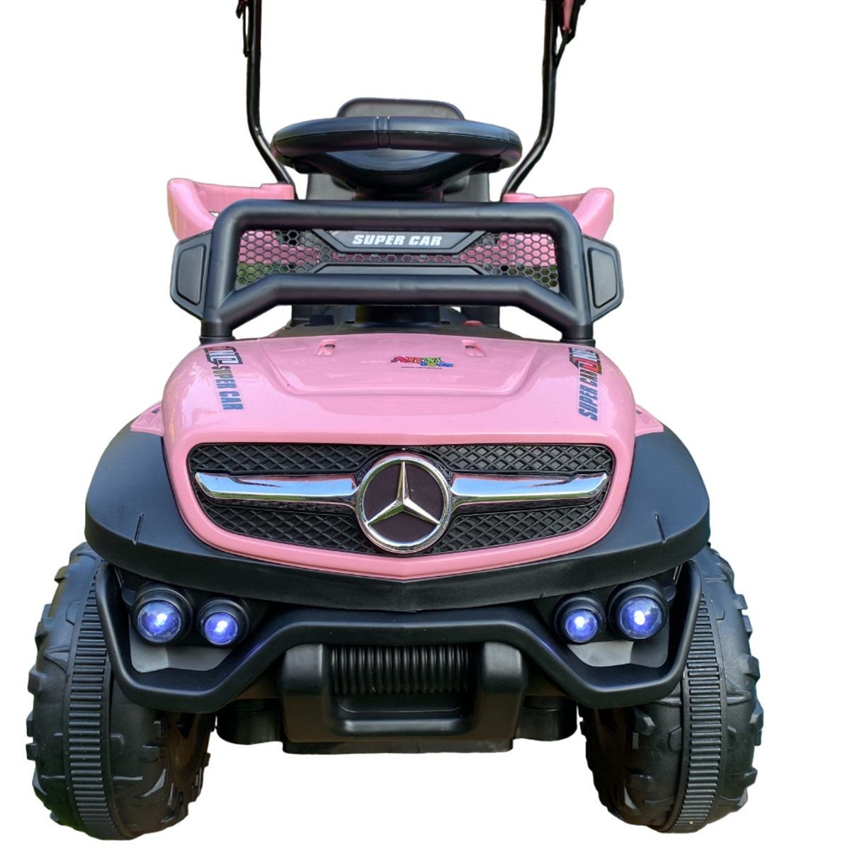 ABMTOYS - Jeep Mercedes Empuje a Batería RC y Bluetooth 2 motores Rs