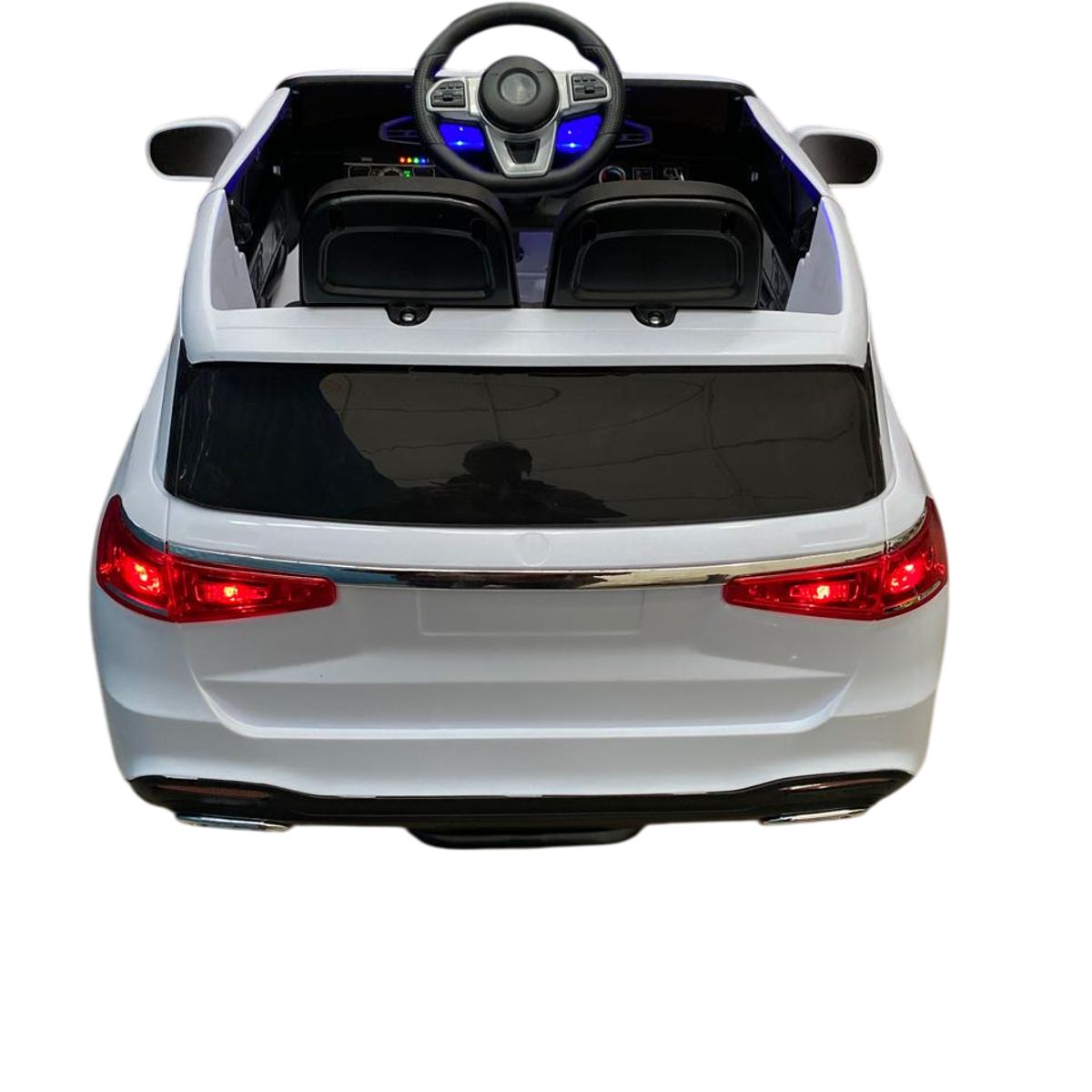 ABMTOYS - Jeep Mercedes Empuje a Batería RC y Bluetooth 2 motores Rojo