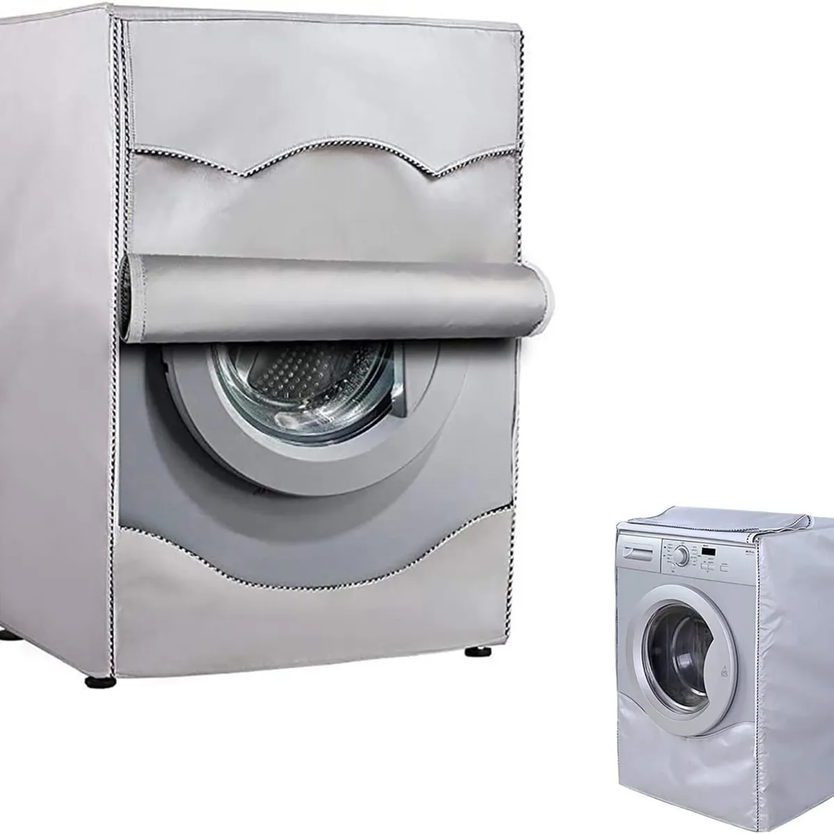 KUANGYE - Funda  Cobertor Impermeable Lavadora Frontal