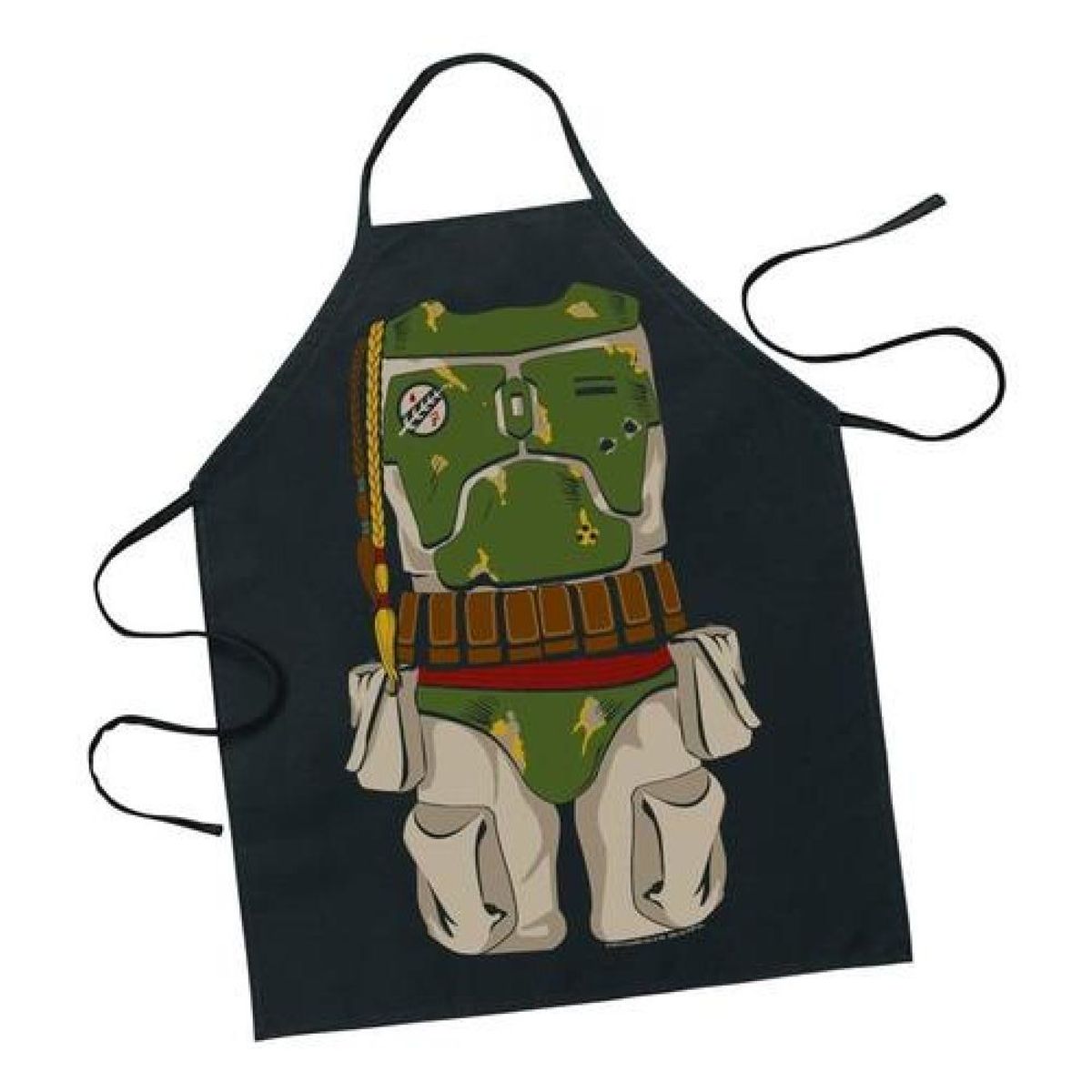 GENERICO - Delantal Cocina Boba Fett Star Wars - Verde