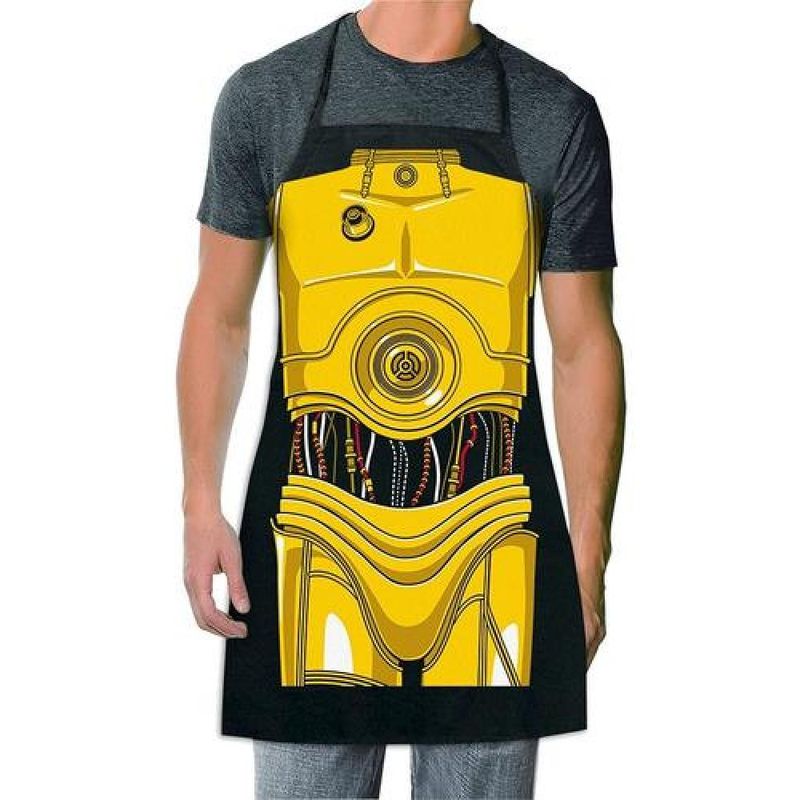 GENERICO - Delantal cocina divertido C3PO star wars.
