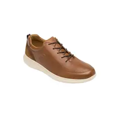 FLEXI - Zapatilla Hombre Cuero Hika Café