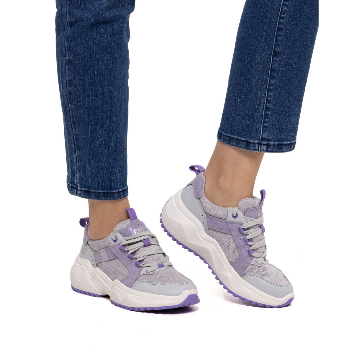 CAT - Zapatilla Reveal Mesh Gris Mujer CAT