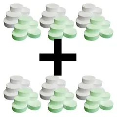GENERICO - Kit 6 Meses Pastillas Decloradoras Y Cloradoras Planta de Tratamiento