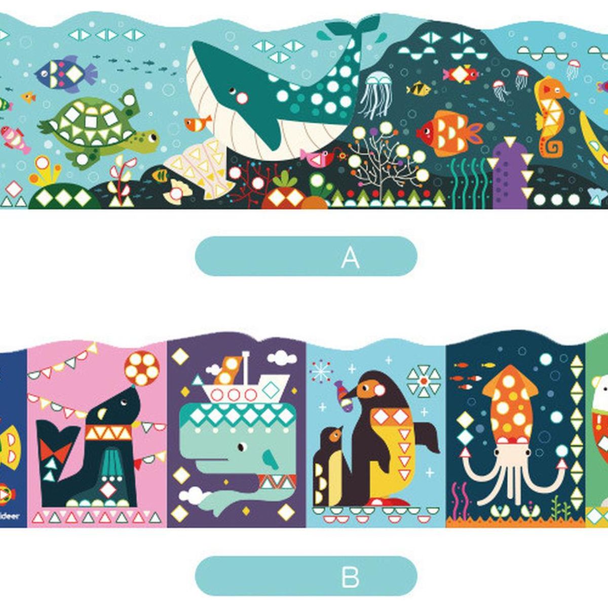 MIDEER - Stickers Geometricos Oceano MiDeer