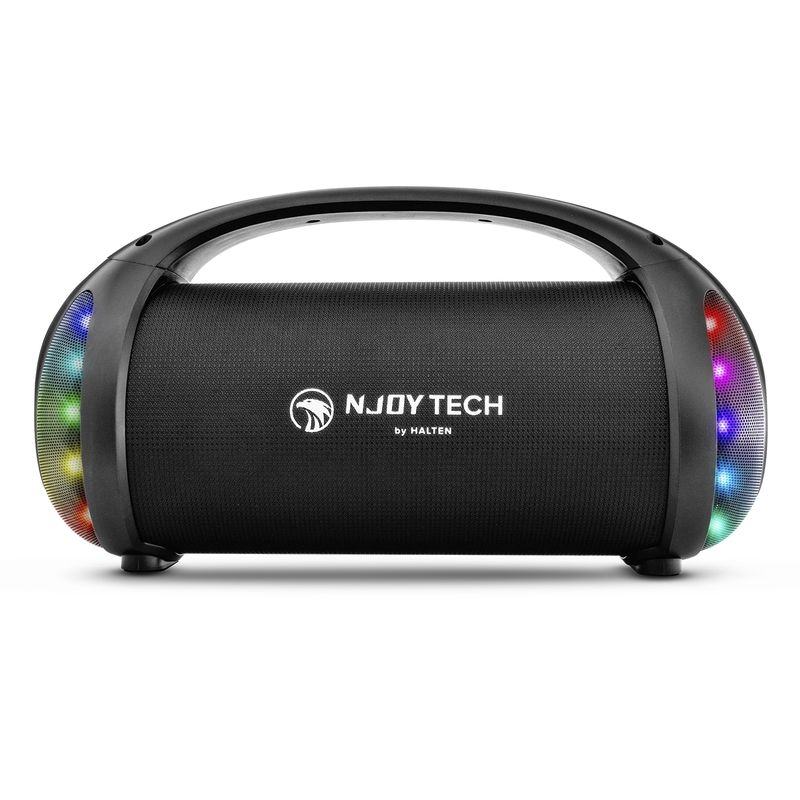 NJOY TECH - Parlante Inalámbrico Njoytech Portatil con Luces