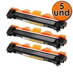 FUJIPRINT - Pack de 05 Toner 1060 Alternativo Compatible Impresoras Brother