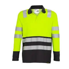 T-WORLD - Polera Polo Alta Visibilidad Bicolor_.