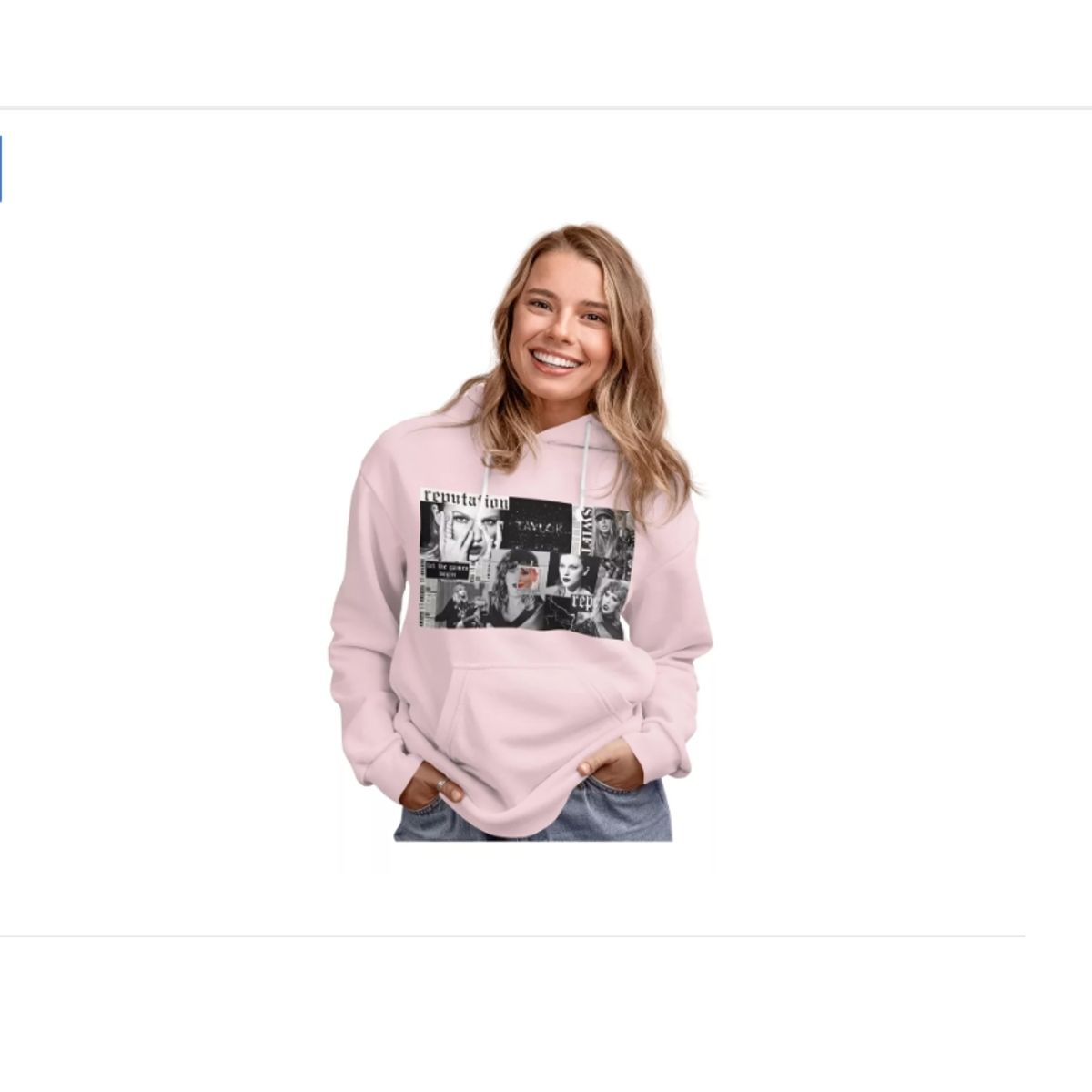 GENERICO - Poleron Unisex Taylor Swift Musica Cuadro Estampado Algodón