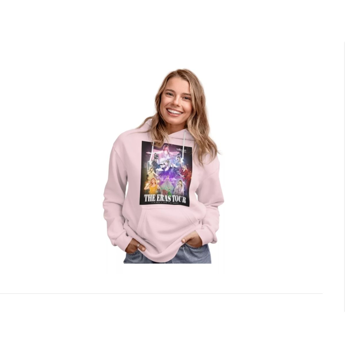 GENERICO - Poleron Unisex Taylor Swift Música Era Long t Estampado