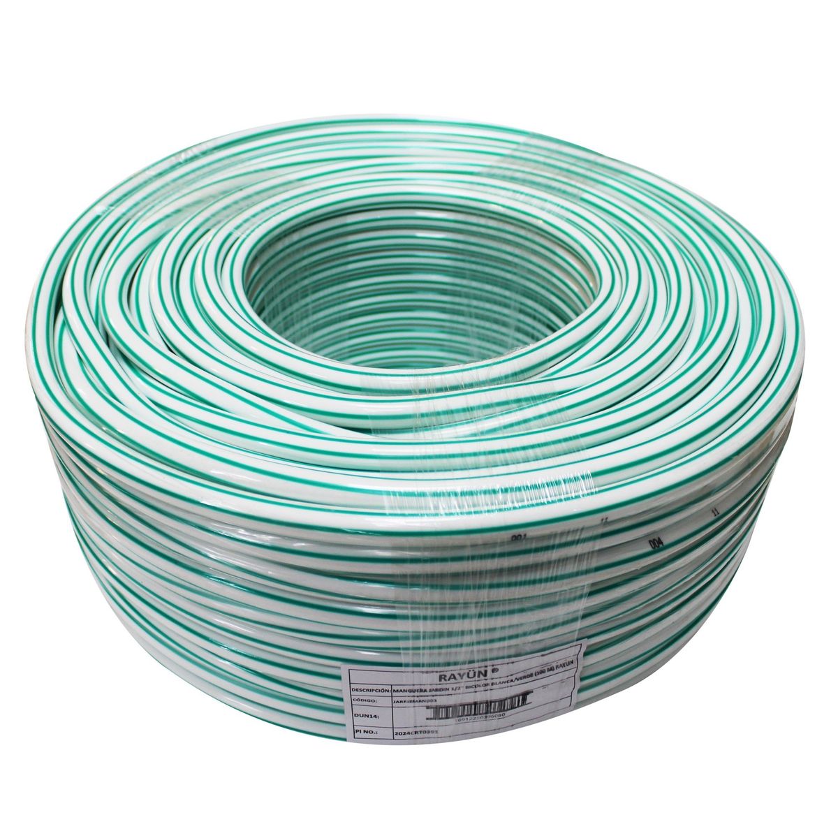 RAYUN - MANGUERA DE JARDIN BICOLOR  (100 M) RAYUN