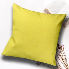 LIVING MARKET - Cojín amarillo 45x45 cm
