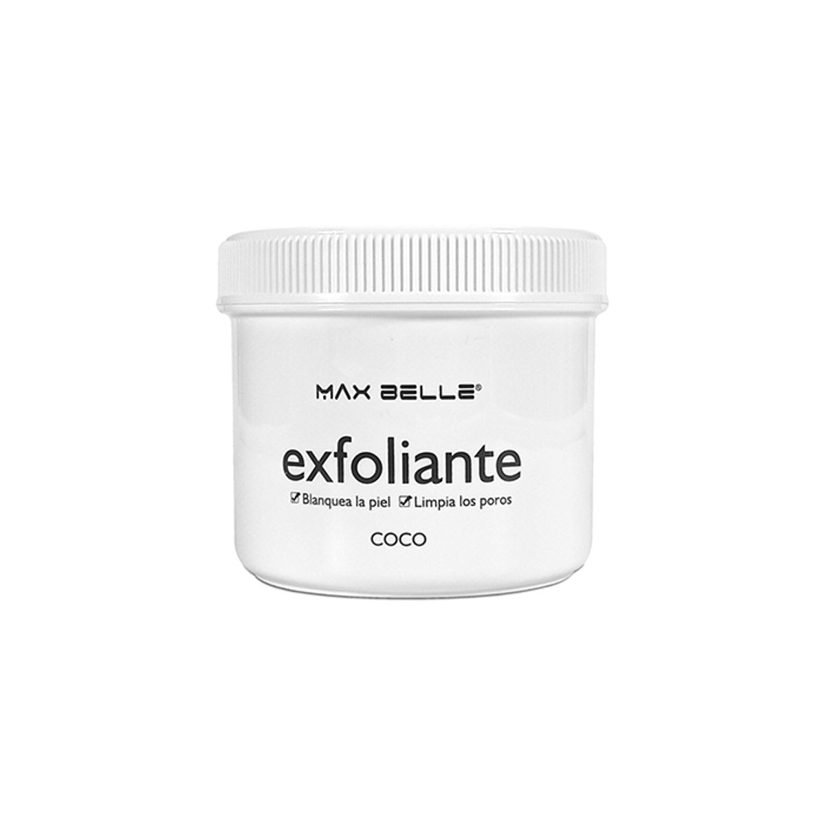 GENERICO - Exfoliante facial y corporal coco 250g max belle.