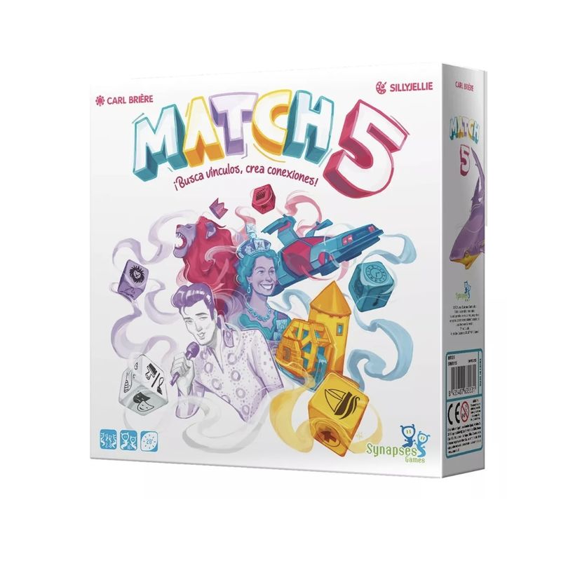 ASMODEE - Match 5 Cortex - Juego De Mesa - En Español