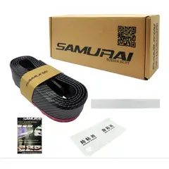 GENERICO - Lip Bumper goma para parachoques delantero tunning