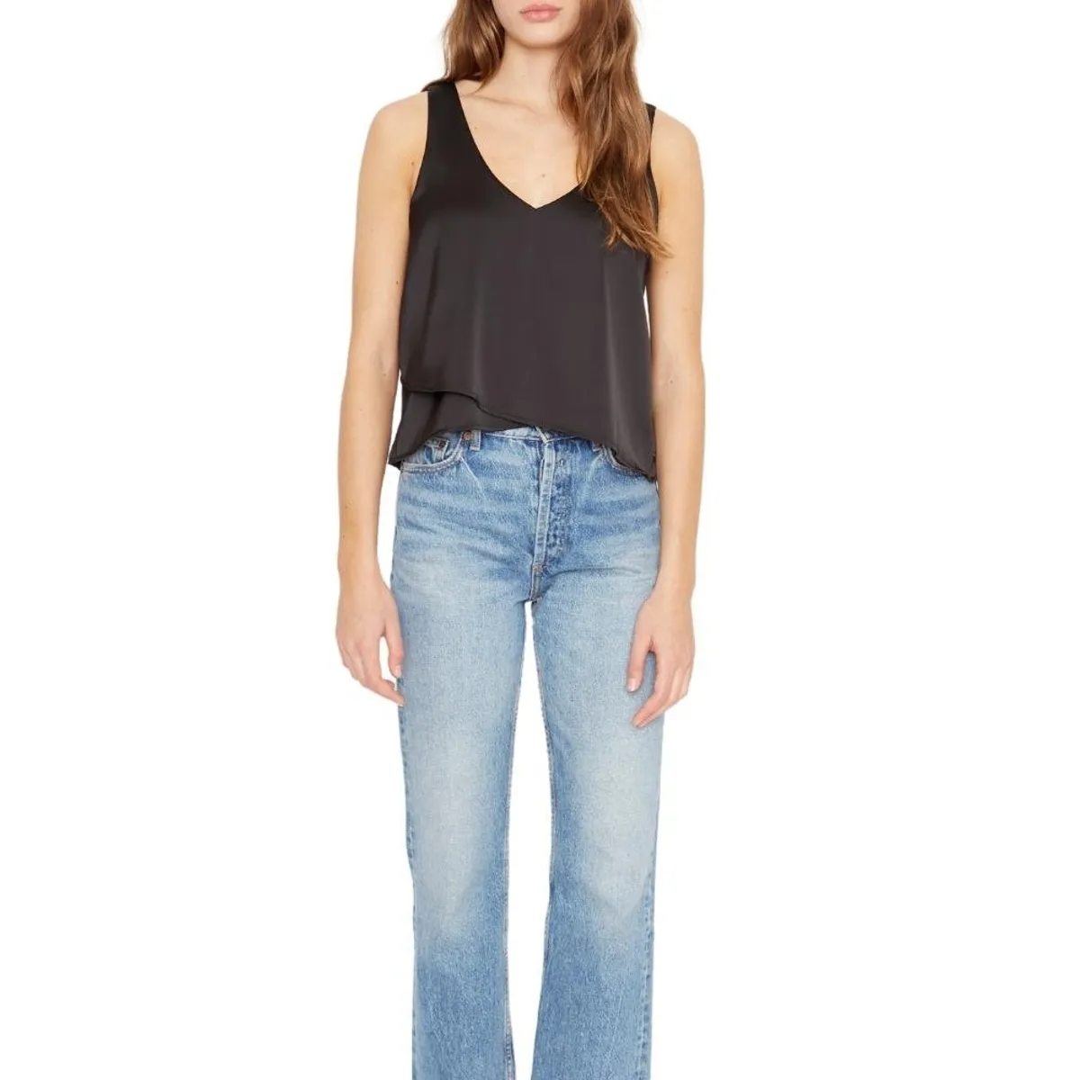 JACINTA TIENDA - Polera Sara sin mangas III negra Jacinta Tienda