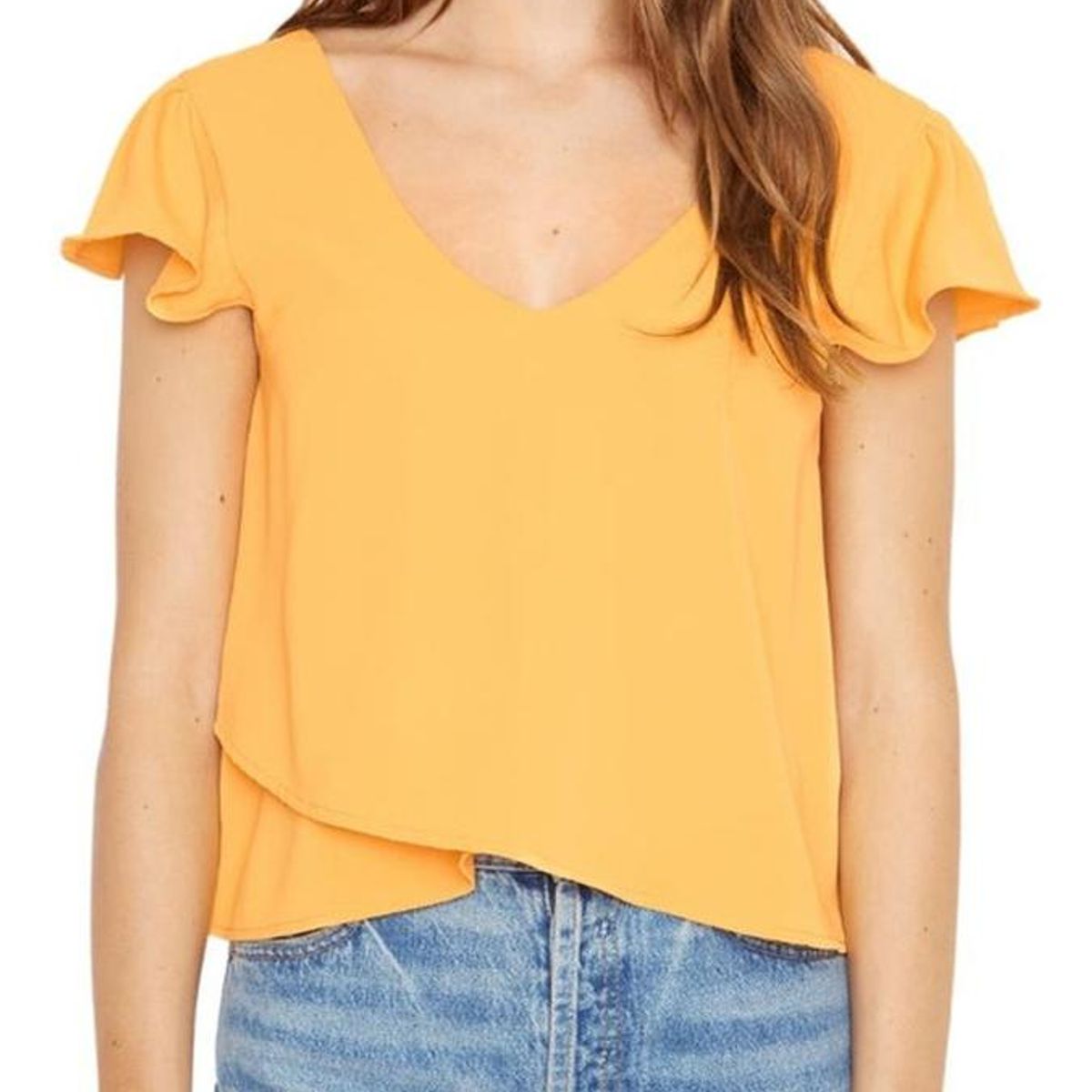 JACINTA TIENDA - Polera Sara manga corta III amarilla Jacinta Tienda