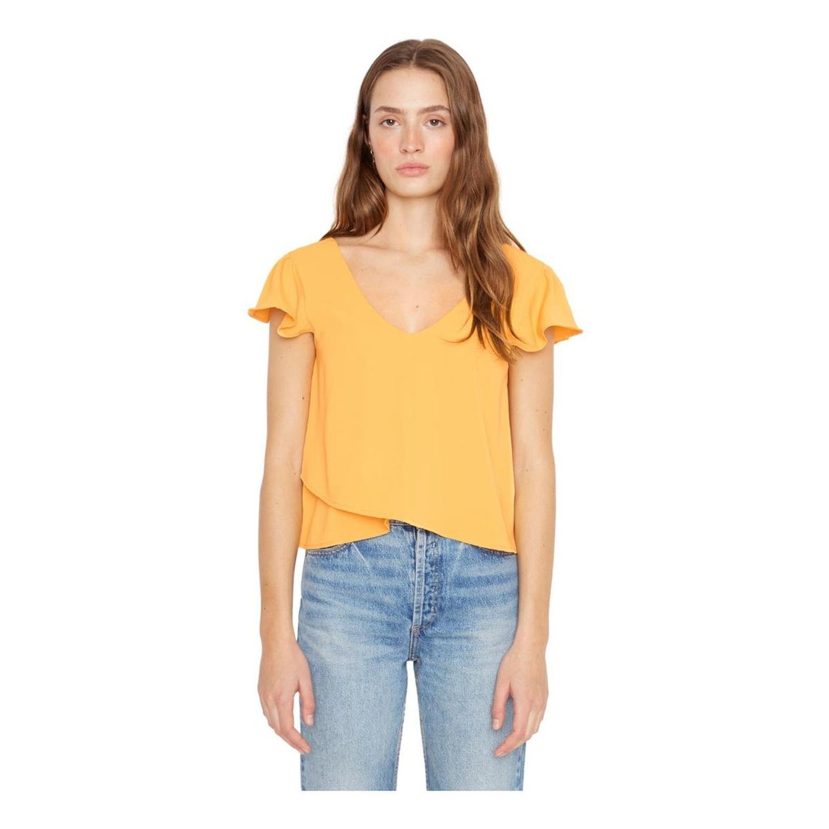 JACINTA TIENDA - Polera Sara manga corta III amarilla Jacinta Tienda