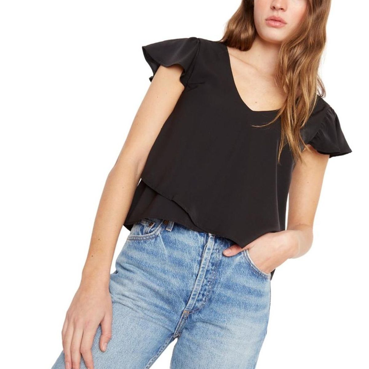 JACINTA TIENDA - Polera Sara manga corta III negra Jacinta Tienda