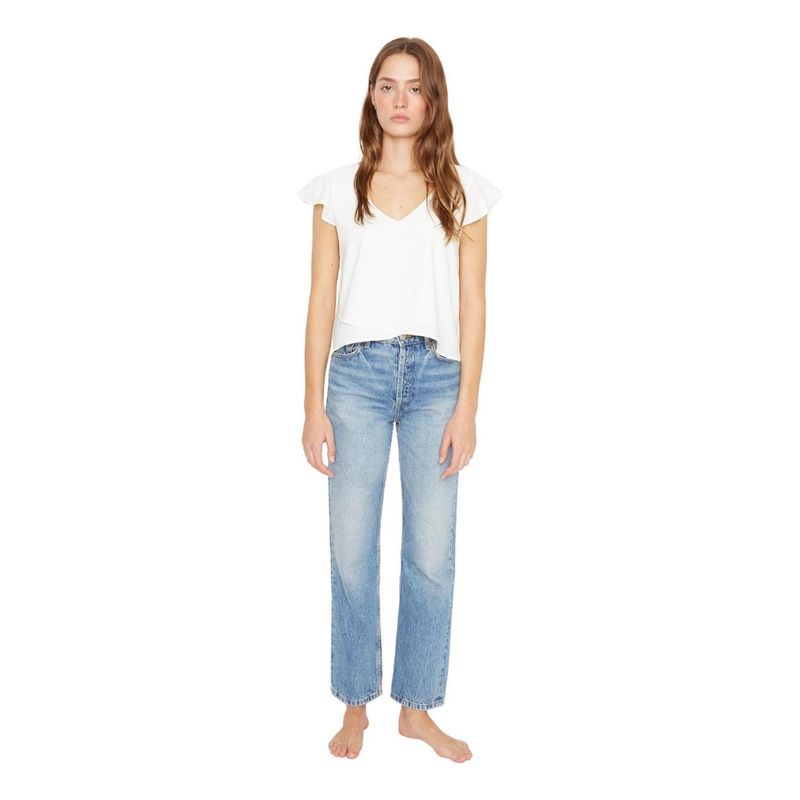 JACINTA TIENDA - Polera Sara manga corta III blanca Jacinta Tienda