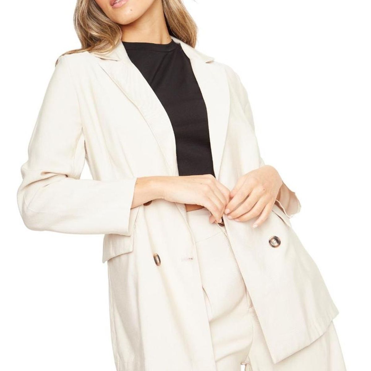 JACINTA TIENDA - Blazer Laura II crudo Jacinta Tienda