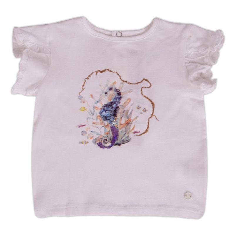 PILLIN - Polera Bebe Niña Blanco Pillin PILLIN
