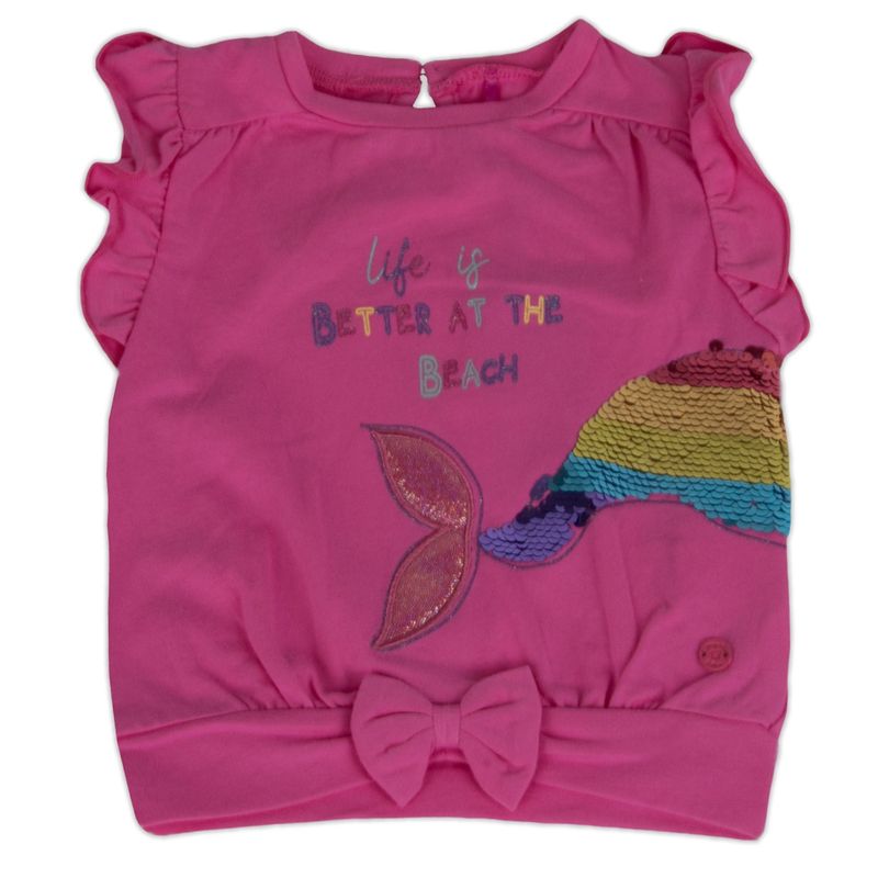 PILLIN - Polera Bebe Niña Fucsia Pillin PILLIN