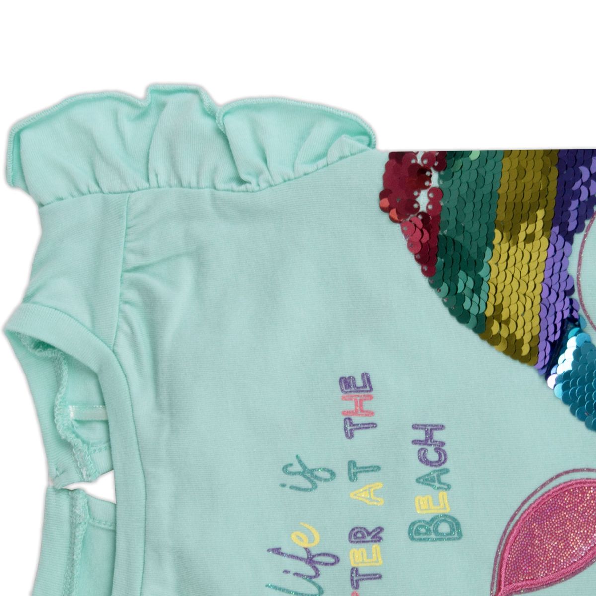 PILLIN - Polera Bebe Niña Turquesa Pillin PILLIN