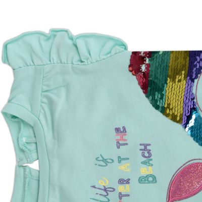 Imagen 2 del producto Polera Bebe Niña Turquesa