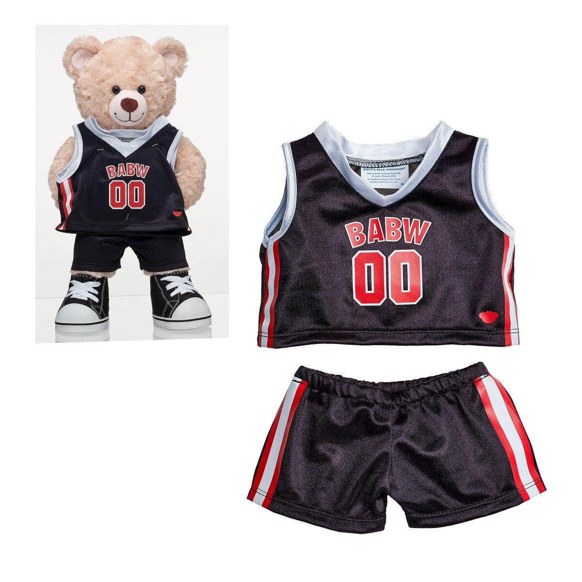 BUILD A BEAR - Uniforme Basketball Build-A-Bear