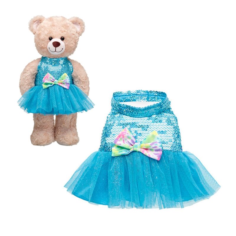 BUILD A BEAR - Vestido Lentejuela Calipso Con Moã‘O Tie Dye Build-A-Bear