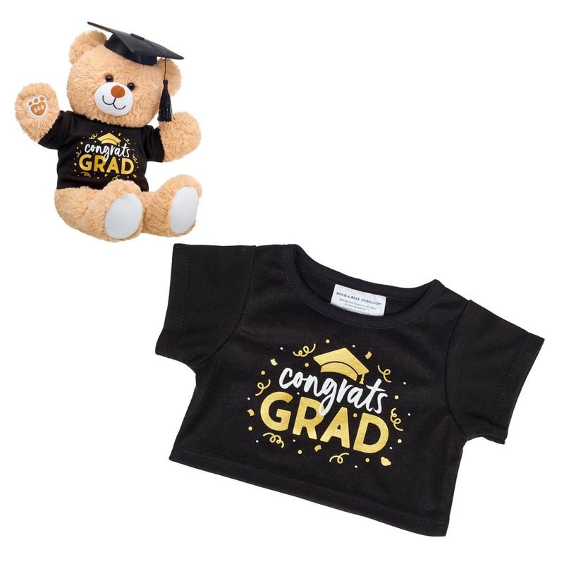 BUILD A BEAR - Polera Graduacion Negra Build-A-Bear