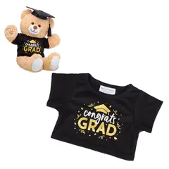 BUILD A BEAR - Polera Graduacion Negra Build-A-Bear