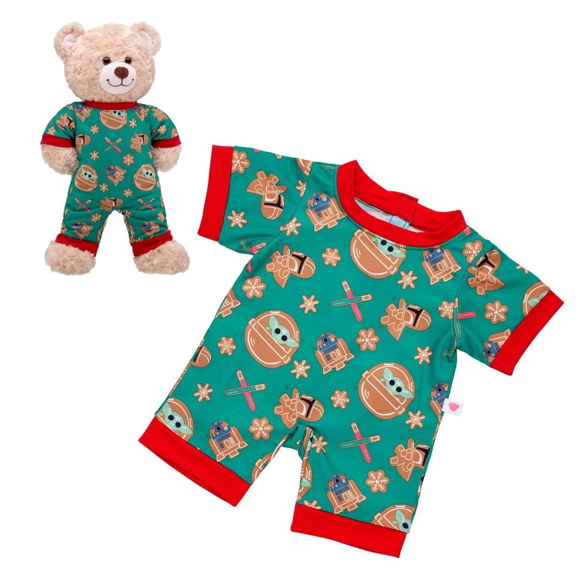 BUILD A BEAR - Pijama navideño Build a Bear colección The Child Star Wars