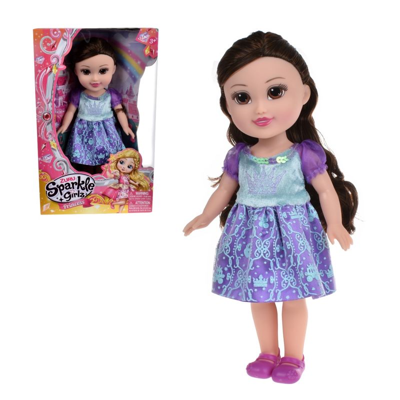 SPARKLE GIRLZ - Muñeca Princesa De 33 Cms Sparkle Girlz De Zuru - Morado