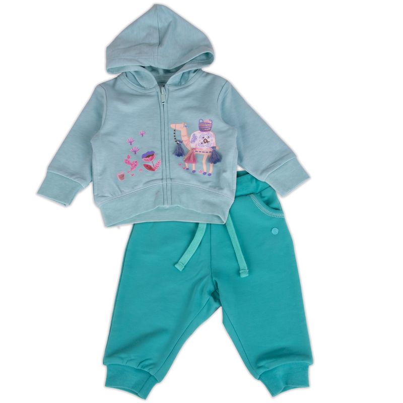PILLIN - Conjunto Buzo Bebe Niña Verde Pillin PILLIN