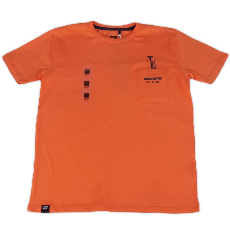 PILLIN - Polera Niño Naranja Pillin PILLIN