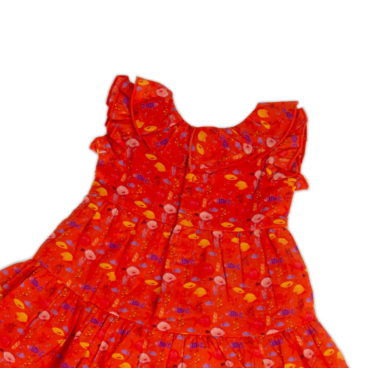 PILLIN - Vestido Bebe Niña Naranja Pillin PILLIN