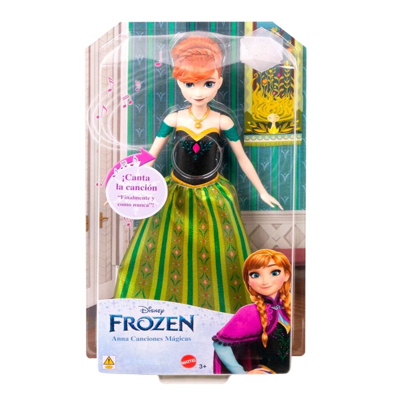 DISNEY - Disney Frozen Muñeca Anna Canciones Mágicas Español