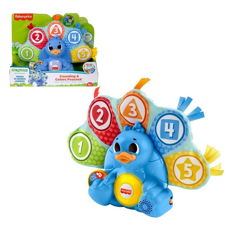 FISHER PRICE - Fisher-Price  Pavo Real Plumas Coloridas
