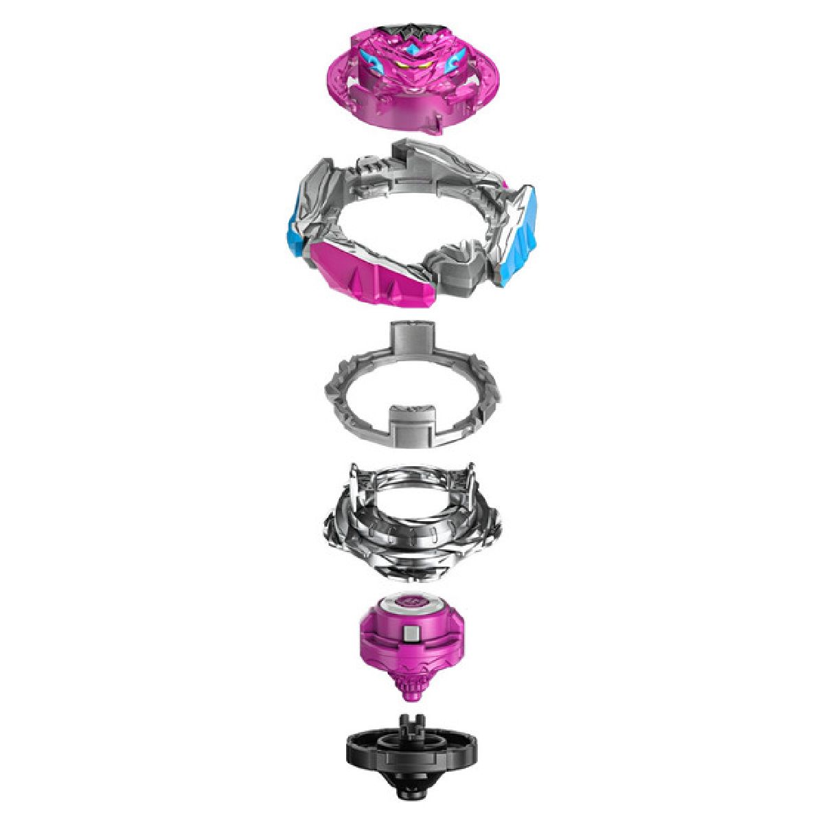 BEYBLADE - Pista Beyblade QuadStrike Xiphoid Knight con 4