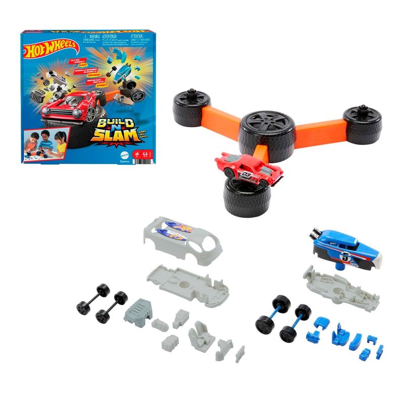 ANSALDO - Mattel Games Juego De Mesa Hot Wheels Construye Y Destruye