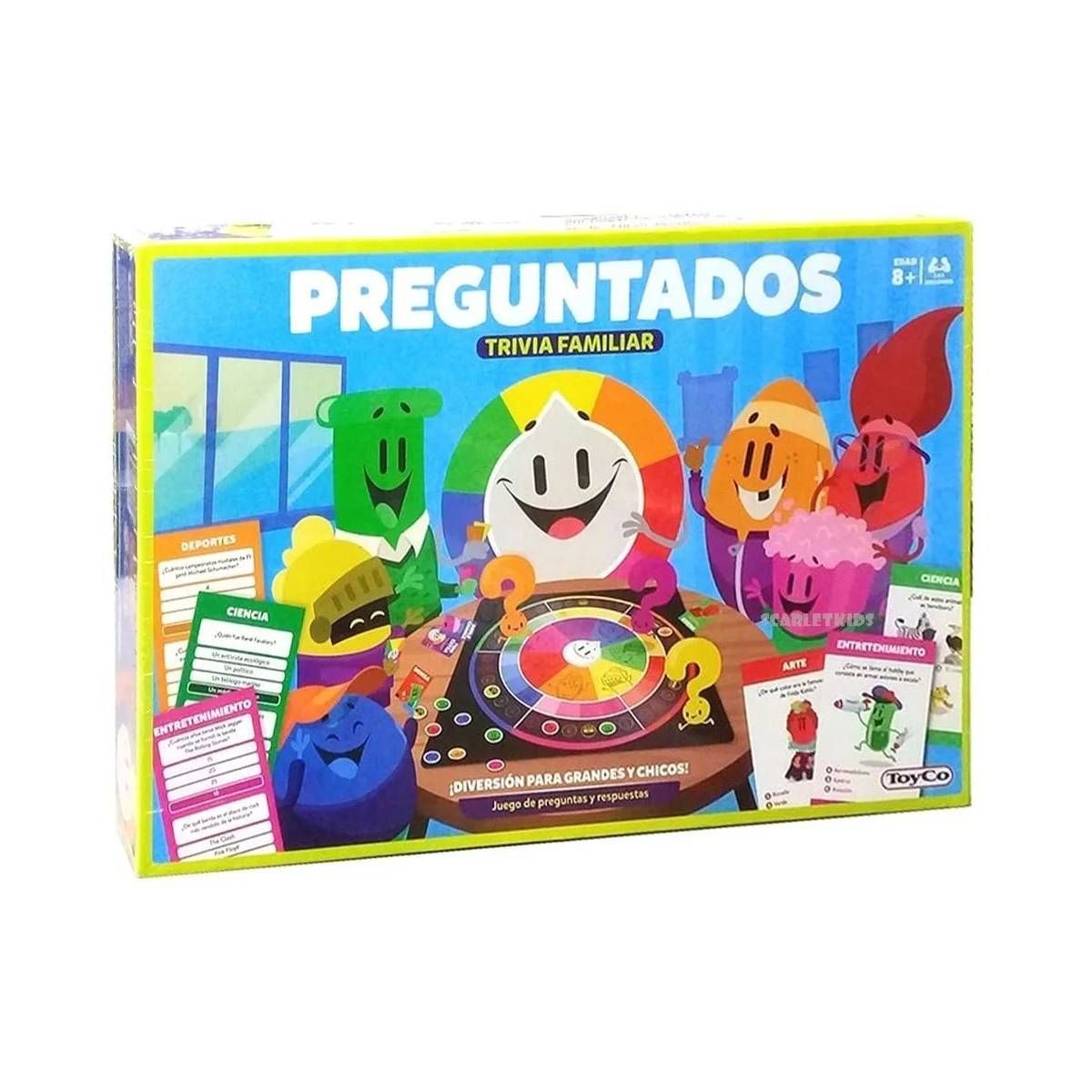 ANSALDO - Juego de mesa Play Fun Preguntados familiar preguntas