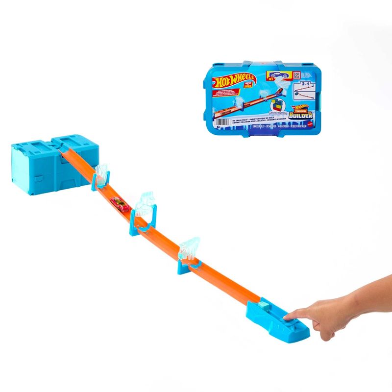 HOT WHEELS - Hot Wheels Track Builder Caja Pequeña De Acrobacias