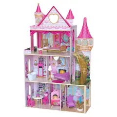 ANSALDO - Castillo para muñecas Rose Garden De 3 Pisos Tipo Barbie
